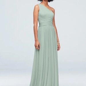 David’s Bridal Bridesmaid Dress, Unhemmed, Size Zero